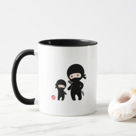 Ninja Vater und Kind Tasse