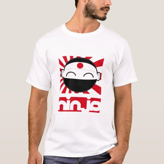 Ninja von Geburt T-Shirt (Vorderseite)