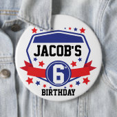 Ninja Warrior Birthday Button (Beispiel)
