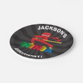 Ninja Warrior Birthday Party Pappteller (Schrägansicht)