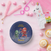 Ninja Warrior Birthday Party Pappteller (Party)