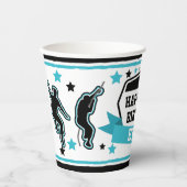 Ninja Warrior Boy Birthday Party Paper Cups Pappbecher (Vorderseite)
