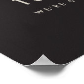 Ninja Warrior Boy Birthday Party Willkommen Poster (Ecke)