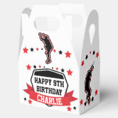 Ninja Warrior Boys Birthday Favor Box Geschenkschachtel (Geöffnet)