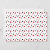 Ninja Warrior Boys Birthday Foto Einladung (Rückseite)