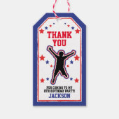 Ninja Warrior Boys Birthday Geschenkanhänger (Vorderseite)