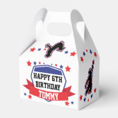 Ninja Warrior Boys Birthday Geschenkschachtel (Rückseite)