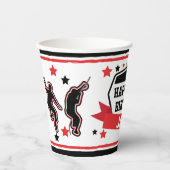 Ninja Warrior Boys Birthday Party Paper Cups Pappbecher (Vorderseite)