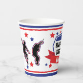 Ninja Warrior Boys Birthday Party Pappbecher (Vorderseite)