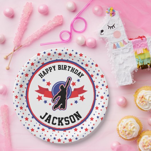 Ninja Warrior Boys Party Pappteller (Party)