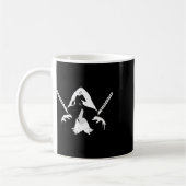 Ninja Warrior Bushido Samurai Sword Fighter Martia Kaffeetasse (Links)