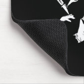 Ninja Warrior Bushido Samurai Sword Fighter Martia Mousepad (Ecke)