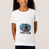 Ninja Warrior Cartoon T-Shirt (Vorderseite)