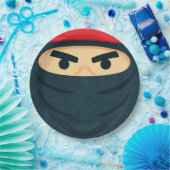 Ninja Warrior Geburtstagspapierplatte Pappteller (Party)