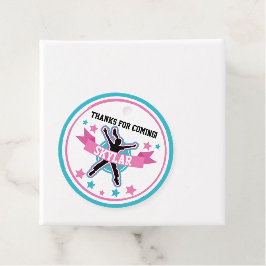 Ninja Warrior Girl 2" Circles Geschenkanhänger (Beispiel)