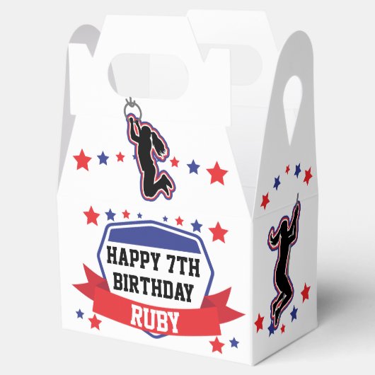 Ninja Warrior Girls Birthday Favor Box Geschenkschachtel (Geöffnet)