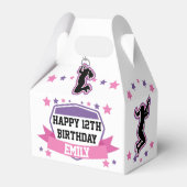 Ninja Warrior Girls Birthday Favor Box Geschenkschachtel (Vorderseite)