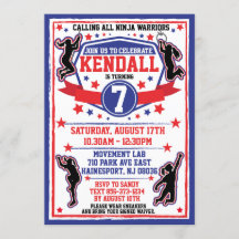 Ninja Warrior Girls Birthday Party