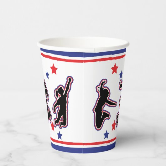 Ninja Warrior Girls Birthday Party Paper Cups Pappbecher (Rechts)