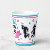 Ninja Warrior Girls Birthday Party Paper Cups Pappbecher (Rückseite)