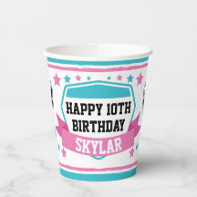 Ninja Warrior Girls Birthday Party Paper Cups