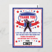 Ninja Warrior Girls Danke Postkarte (Vorne/Hinten)