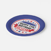 Ninja Warrior Girls Party Pappteller (Schrägansicht)