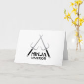Ninja Warrior Karte (Gelbe Blume)