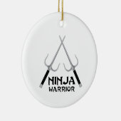 Ninja Warrior Keramik Ornament (Rechts)