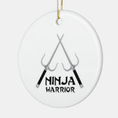 Ninja Warrior Keramik Ornament (Links)