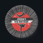 Ninja Warrior Martial Arts Pappteller<br><div class="desc">Eine coole Papiertafel für die nächste Geburtstagsfeier des Ninja Kriegers / Kampfkünste. Feiern Sie die Geburtstagsparty Ihres Kindes zum Thema des Phänomens, das der amerikanische Ninja-Krieger ist! Egal ob Sie den Teil im Ninja Warrior Center, in der Karate School, in der Schule oder im privaten Fitnessraum abhalten oder einen Zuhause-Kurs...</div>