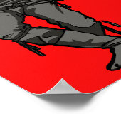 Ninja Warrior Poster (Ecke)