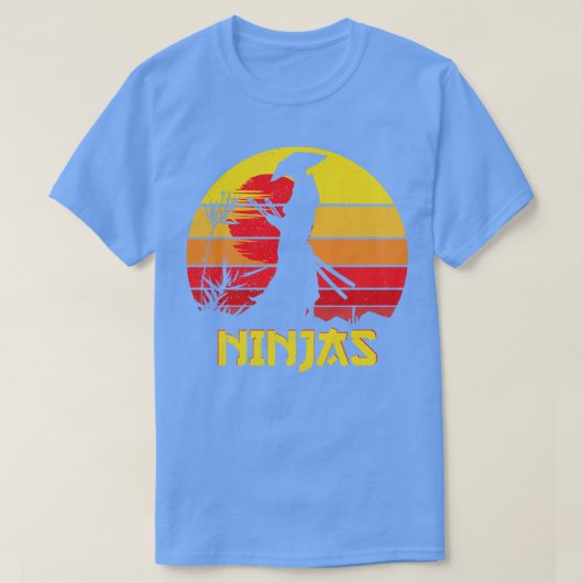 Ninja Warrior Retro Vintag T-Shirt (Design vorne)