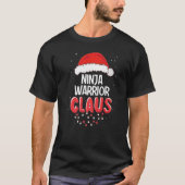 Ninja Warrior Santa Claus Weihnachten Matching Cos T-Shirt (Vorderseite)