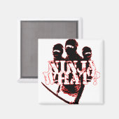 NINJA WAS? MAGNET (Vorderseite/Rückseite)