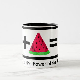 Ninja Wassermelone-Tasse Zweifarbige Tasse