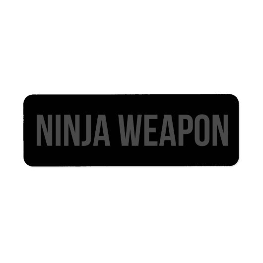 Ninja Weapon Sticker (Vorne)