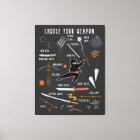Ninja Weapons Jigsaw Puzzle