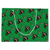 Ninja Weihnachten Große Geschenktüte (Rückseite)