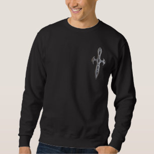 Ninja werfende Messer-Strickjacke Sweatshirt