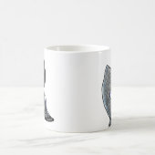 Ninja Westie Verwandlungstasse (Mittel)