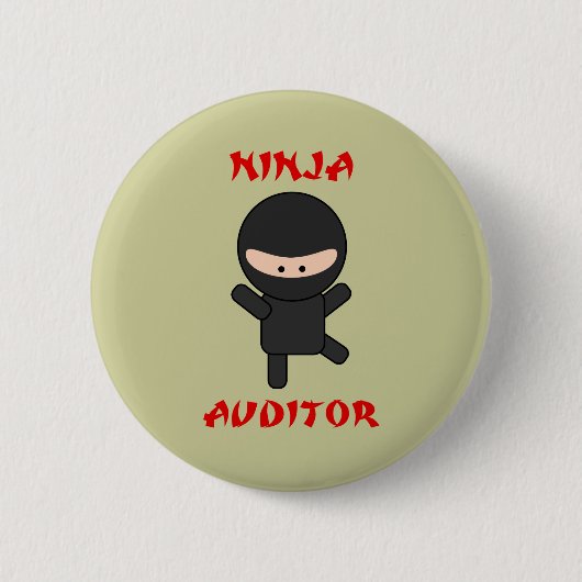 ninja Wirtschaftsprüfer Button (Vorderseite)