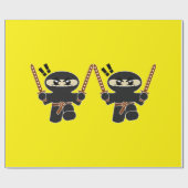 Ninja Wrapping Paper Geschenkpapier (Flach)