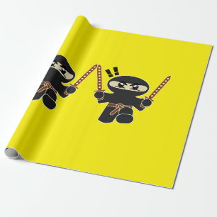 Ninja Wrapping Paper Geschenkpapier
