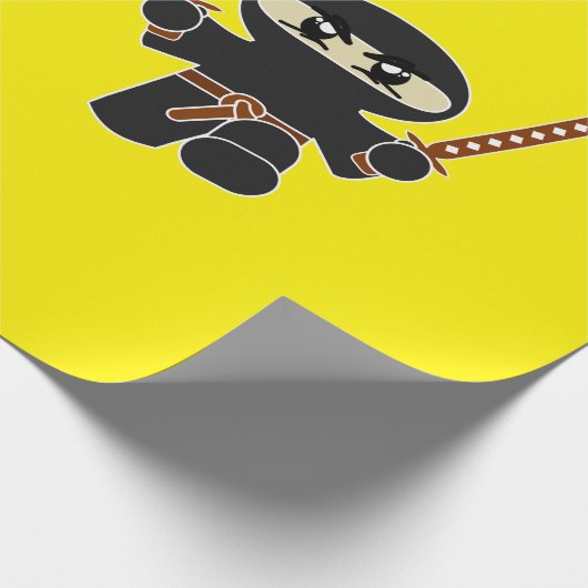 Ninja Wrapping Paper Geschenkpapier (Ecke)