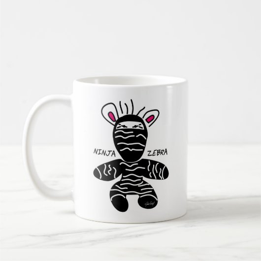 Ninja Zebra Tasse (Links)