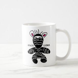 Ninja-Zebra-Tasse Kaffeetasse
