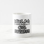 Ninja... Ziviler Ingenieur Kaffeetasse (Mittel)