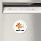 Ninjabread Man Funny Gingerbread Pun Magnet (In Situ (Geschirrspüler))
