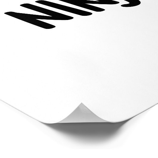 Ninjabread Man Funny Gingerbread Pun Poster (Ecke)